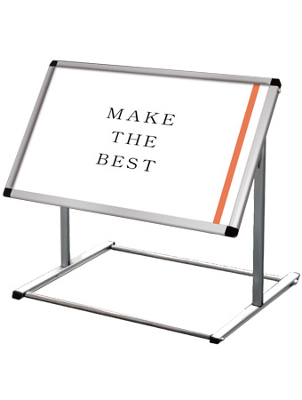 常磐精工 ポスタースタンド フロアバリウススタンドI型 A1横 FVAIAC-A1Y|【店舗用品】