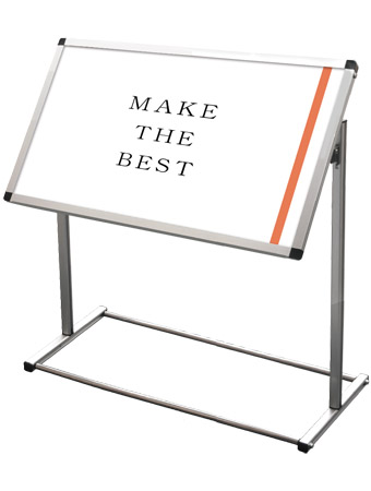 常磐精工 ポスタースタンド フロアバリウススタンドI型 A2横 FVAIAC-A2Y|【店舗用品】