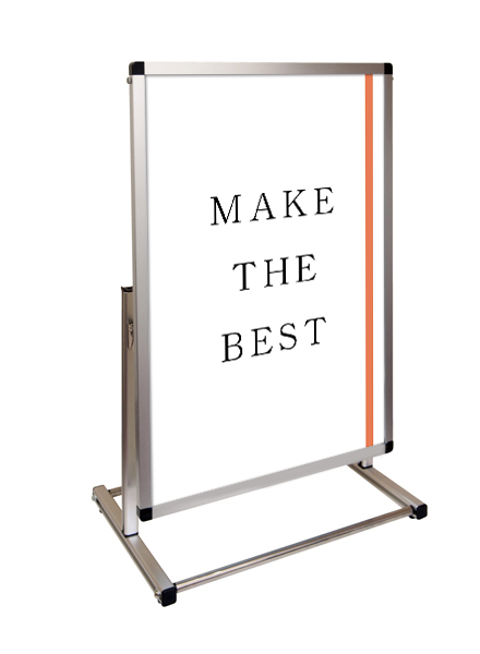 常磐精工 ポスタースタンド フロアバリウススタンドI型 B2縦ロウ FVAIAC-B2TL|【店舗用品】