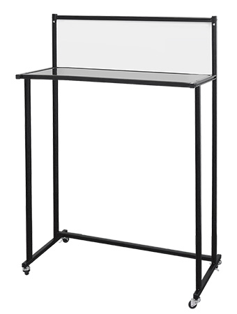 常磐精工 アルミフレーム グァンチャ900 ブラック キャスター付き G900KB|【店舗用品】