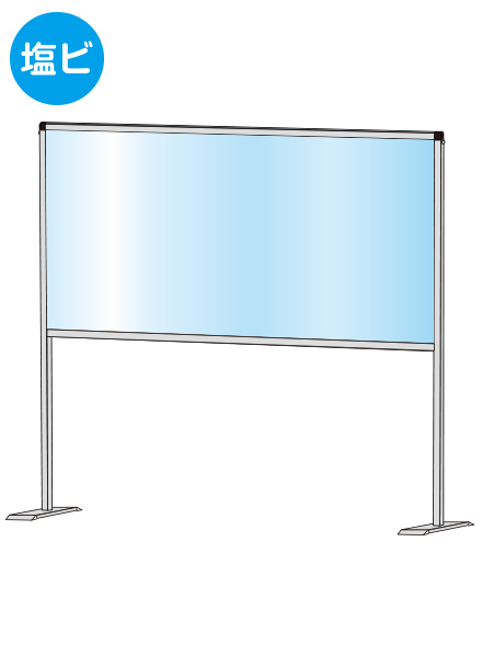 常磐精工 パーテーションスタンド600X1100ハイ (塩ビ仕様) HBPH600X1100E|【店舗用品】