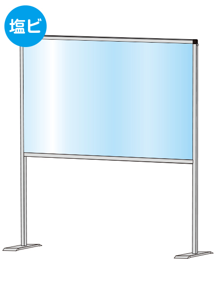 常磐精工 パーテーションスタンド600X900ハイ (塩ビ仕様) HBPH600X900E|【店舗用品】