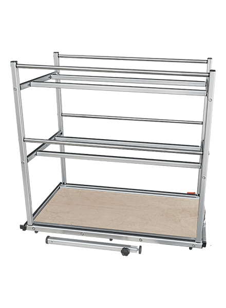 【送料別途見積】常磐精工 アルミフレーム 引き出し隊フロア H80 シルバー HDF-H80S|【店舗用品】