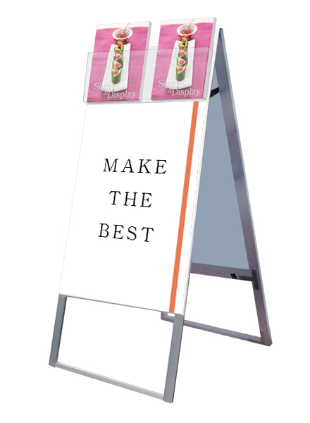 常磐精工 ポスタースタンド カタログケーススタンド看板 Dタイプ A1両面 KCSKD-A1R|【店舗用品】