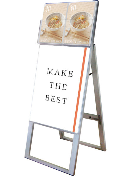 常磐精工 ポスタースタンド カタログケーススタンド看板 Dタイプ A2片面 KCSKD-A2K|【店舗用品】