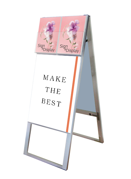 常磐精工 ポスタースタンド カタログケーススタンド看板 Dタイプ A2両面 KCSKD-A2R|【店舗用品】