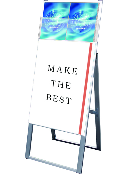 常磐精工 ポスタースタンド カタログケーススタンド看板 Dタイプ B2片面 KCSKD-B2K|【店舗用品】