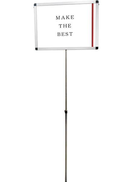 常磐精工 ポールスタンド プラカードポールA A2横 PCPVA-A2Y|【店舗用品】