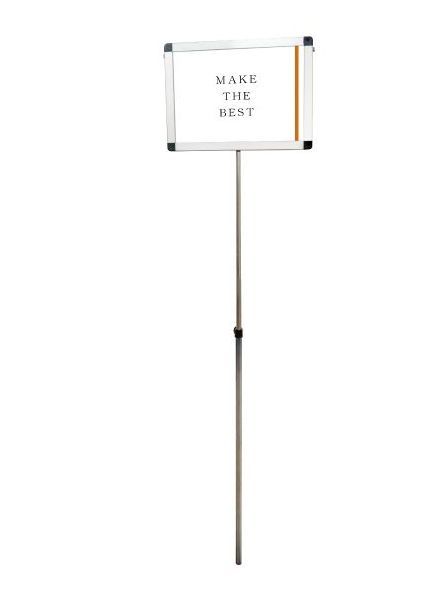 常磐精工 ポールスタンド プラカードポールA A4横 PCPVA-A4Y|【店舗用品】