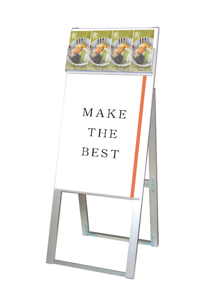 常磐精工 ポスタースタンド パンフレットケーススタンド看板 Dタイプ A2片面 PCSKD-A2K|【店舗用品】