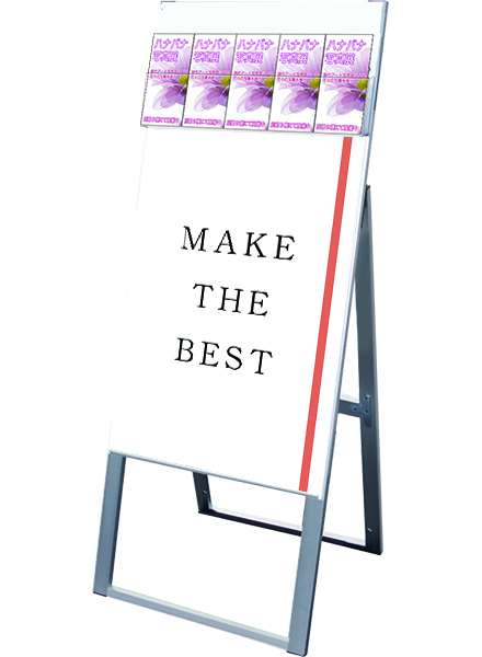 常磐精工 ポスタースタンド パンフレットケーススタンド看板 Dタイプ B2片面 PCSKD-B2K|【店舗用品】