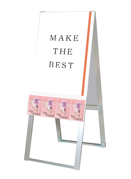 常磐精工 ポスタースタンド パンフレットケーススタンド看板 Uタイプ A2両面 PCSKU-A2R|【店舗用品】