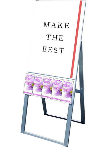 常磐精工 ポスタースタンド パンフレットケーススタンド看板 Uタイプ B2片面 PCSKU-B2K|【店舗用品】