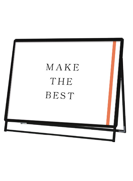 常磐精工 ポスタースタンド ポスターグリップスタンド看板 屋外用 A0横ロウ片面ブラック PGSK-A0YLKB-G|【店舗用品】