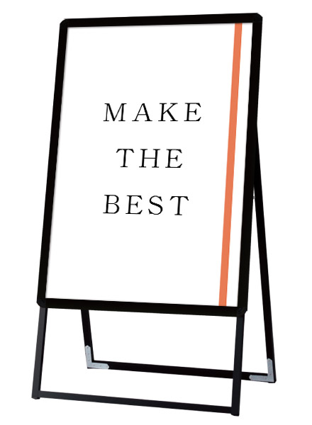 常磐精工 ポスタースタンド ポスターグリップスタンド看板 屋外用 A1片面ブラック PGSK-A1KB-G|【店舗用品】