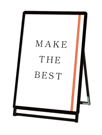 常磐精工 ポスタースタンド ポスターグリップスタンド看板 屋外用 A1ロウ片面ブラック PGSK-A1LKB-G|【店舗用品】