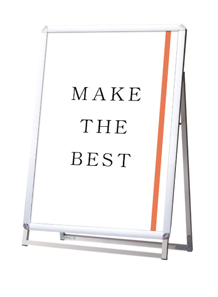 常磐精工 ポスタースタンド ポスターグリップスタンド看板 屋外用 A1ロウ片面シルバー PGSK-A1LKS-G|【店舗用品】