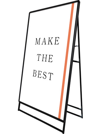 常磐精工 ポスタースタンド ポスターグリップスタンド看板 屋外用 B0片面ブラック PGSK-B0KB-G|【店舗用品】