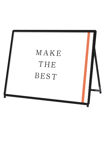 常磐精工 ポスタースタンド ポスターグリップスタンド看板 屋外用 B0横ロウ片面ブラック PGSK-B0YLKB-G|【店舗用品】