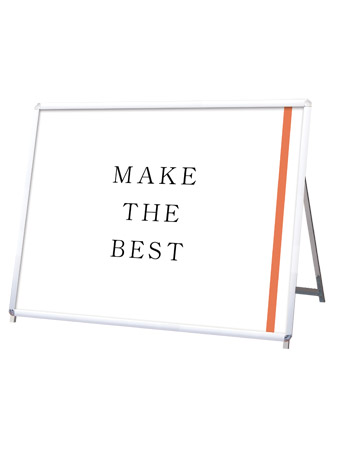 常磐精工 ポスタースタンド ポスターグリップスタンド看板 屋外用 B0横ロウ片面シルバー PGSK-B0YLKS-G|【店舗用品】