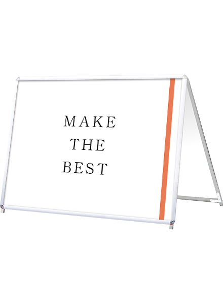 常磐精工 ポスタースタンド ポスターグリップスタンド看板 屋外用 B0横ロウ両面シルバー PGSK-B0YLRS-G|【店舗用品】