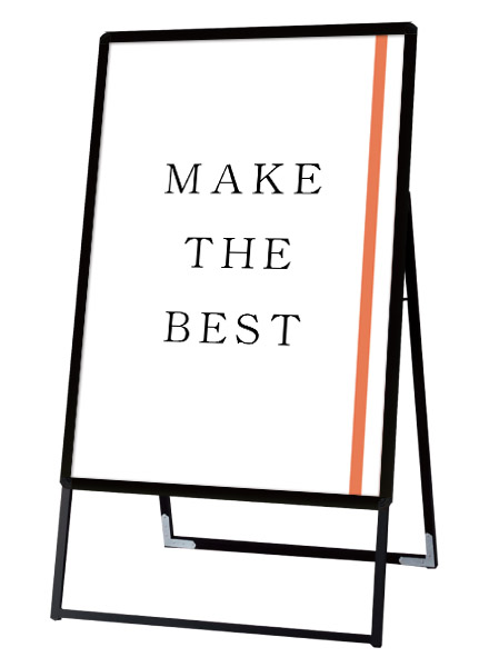 常磐精工 ポスタースタンド ポスターグリップスタンド看板 屋外用 B1片面ブラック PGSK-B1KB-G|【店舗用品】