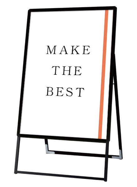 常磐精工 ポスタースタンド ポスターグリップスタンド看板 屋内用 B1片面ブラック PGSK-B1KB|【店舗用品】