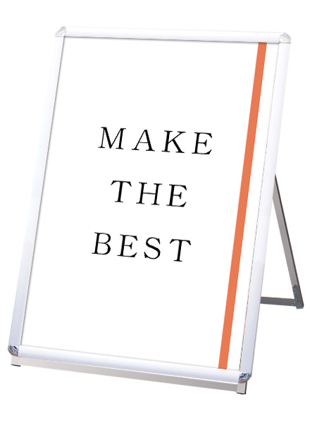 常磐精工 ポスタースタンド ポスターグリップスタンド看板 屋外用 B1ロウ片面シルバー PGSK-B1LKS-G|【店舗用品】