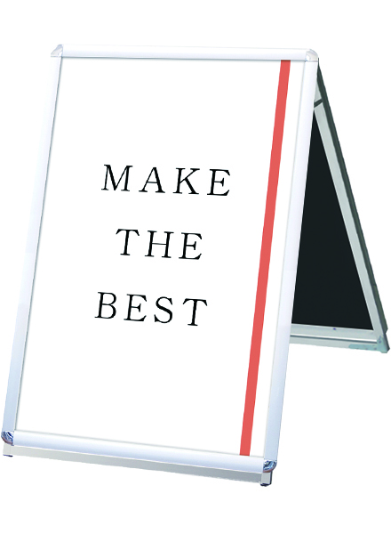 常磐精工 ポスタースタンド ポスターグリップスタンド看板 屋内用 B1ロウ両面シルバー PGSK-B1LRS|【店舗用品】