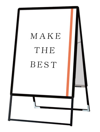 常磐精工 ポスタースタンド ポスターグリップスタンド看板 屋外用 B1両面ブラック PGSK-B1RB-G|【店舗用品】