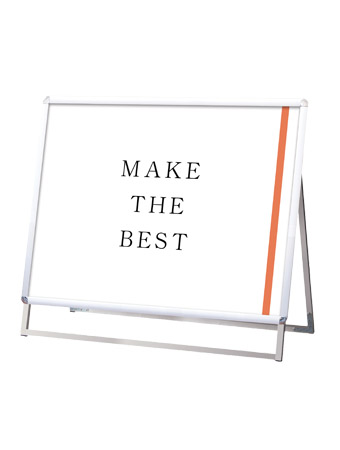 常磐精工 ポスタースタンド ポスターグリップスタンド看板 屋外用 B1横ロウ片面シルバー PGSK-B1YLKS-G|【店舗用品】