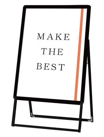 常磐精工 ポスタースタンド ポスターグリップスタンド看板 屋内用 B2片面ブラック PGSK-B2KB|【店舗用品】