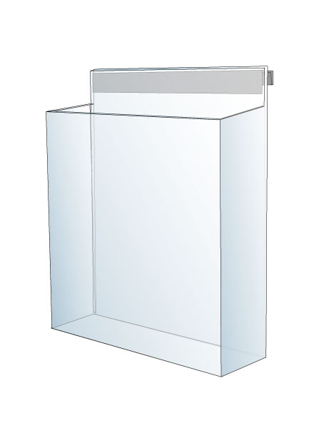 常磐精工 専用オプション ボードスタンド イージーリンクスタンド看板用パンフレットケース単品(屋内用) ELSKP-W115H|【店舗用品】