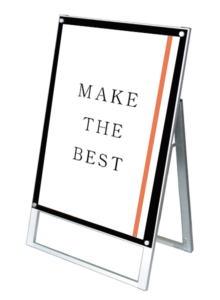 常磐精工 ポスタースタンド ポスター用スタンド看板 A1片面ブラック PSSK-A1KB|【店舗用品】