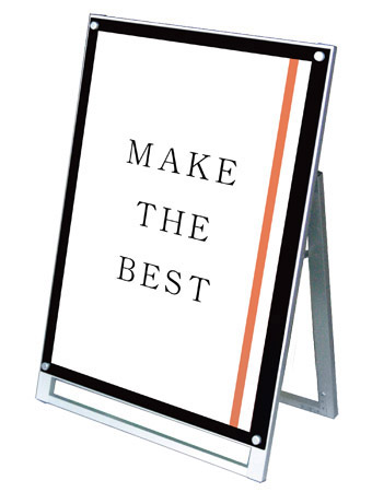 常磐精工 ポスタースタンド ポスター用スタンド看板 A1ロウ片面ブラック PSSK-A1LKB|【店舗用品】