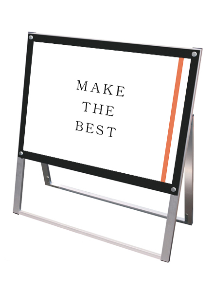 常磐精工 ポスタースタンド ポスター用スタンド看板 A1横片面ブラック PSSK-A1YKB|【店舗用品】