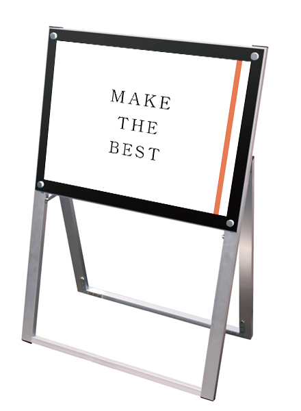 常磐精工 ポスタースタンド ポスター用スタンド看板 A2横片面ブラック PSSK-A2YKB|【店舗用品】