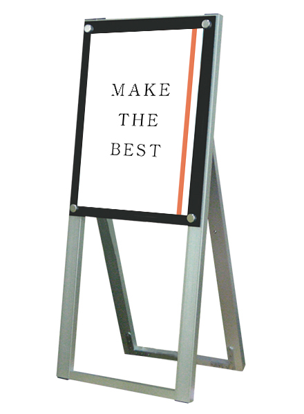 常磐精工 ポスタースタンド ポスター用スタンド看板 A3縦ハイ片面ブラック PSSK-A3THKB|【店舗用品】