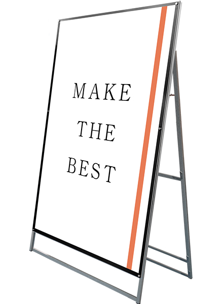 常磐精工 ポスタースタンド ポスター用スタンド看板 B0片面ブラック PSSK-B0KB|【店舗用品】