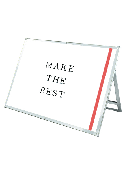 常磐精工 ポスタースタンド ポスター用スタンド看板 B0横ロウ片面ホワイト PSSK-B0YLKW|【店舗用品】