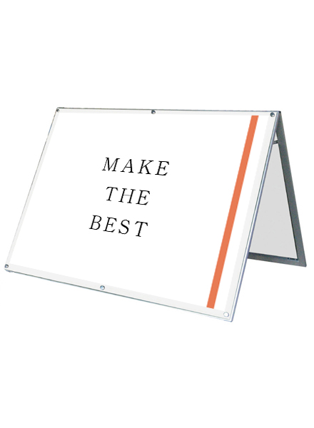 常磐精工 ポスタースタンド ポスター用スタンド看板 B0横ロウ両面ホワイト PSSK-B0YLRW|【店舗用品】