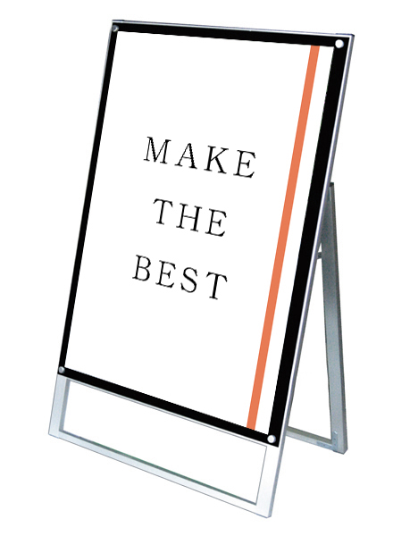 常磐精工 ポスタースタンド ポスター用スタンド看板 B1片面ブラック PSSK-B1KB|【店舗用品】