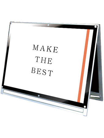 常磐精工 ポスタースタンド ポスター用スタンド看板マグネジ A0横ロウ両面ブラック PSSKMN-A0YLRB|【店舗用品】