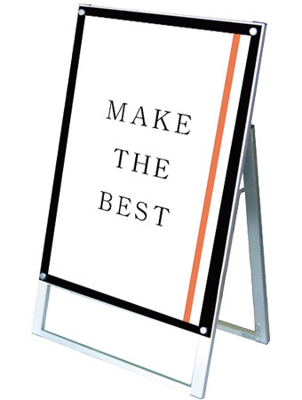 常磐精工 ポスタースタンド ポスター用スタンド看板マグネジ A1片面ブラック PSSKMN-A1KB|【店舗用品】