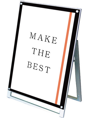 常磐精工 ポスタースタンド ポスター用スタンド看板マグネジ A1ロウ片面ブラック PSSKMN-A1LKB|【店舗用品】