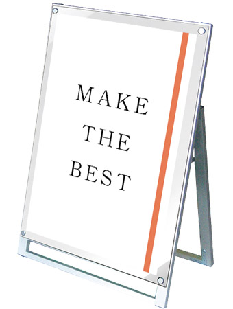 常磐精工 ポスタースタンド ポスター用スタンド看板マグネジ A1ロウ片面ホワイト PSSKMN-A1LKW|【店舗用品】