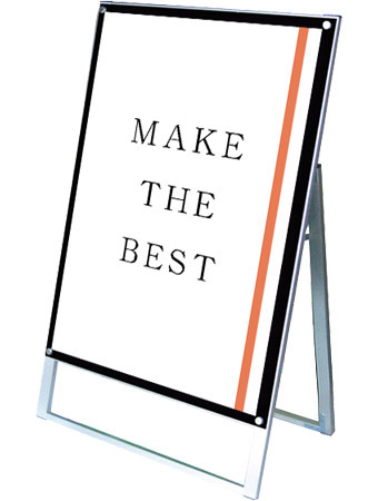 常磐精工 ポスタースタンド ポスター用スタンド看板マグネジ B1片面ブラック PSSKMN-B1KB|【店舗用品】