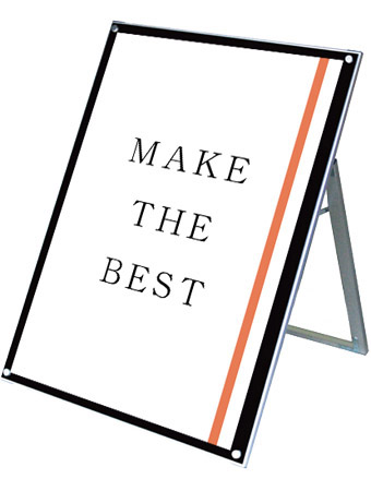 常磐精工 ポスタースタンド ポスター用スタンド看板マグネジ B1ロウ片面ブラック PSSKMN-B1LKB|【店舗用品】