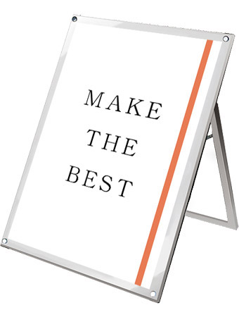 常磐精工 ポスタースタンド ポスター用スタンド看板マグネジ B1ロウ片面ホワイト PSSKMN-B1LKW|【店舗用品】