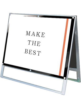 常磐精工 ポスタースタンド ポスター用スタンド看板マグネジ B1横ロウ両面ブラック PSSKMN-B1YLRB|【店舗用品】